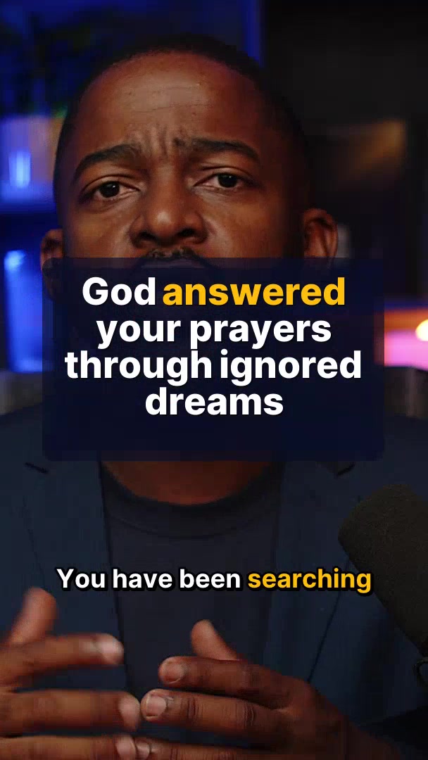 The dream you ignored