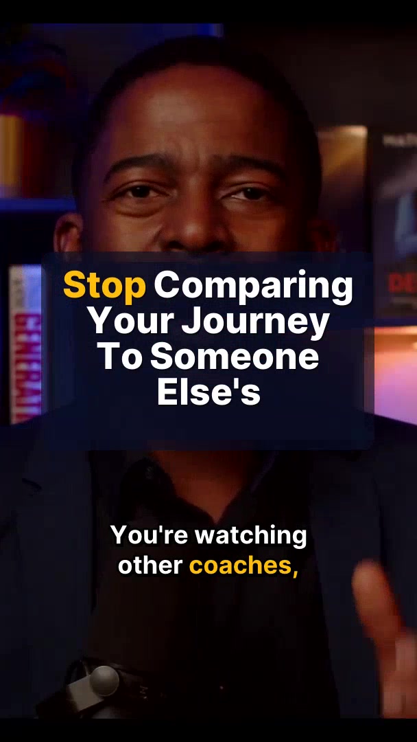 Stop Comparing Your Journey To Someone Else's