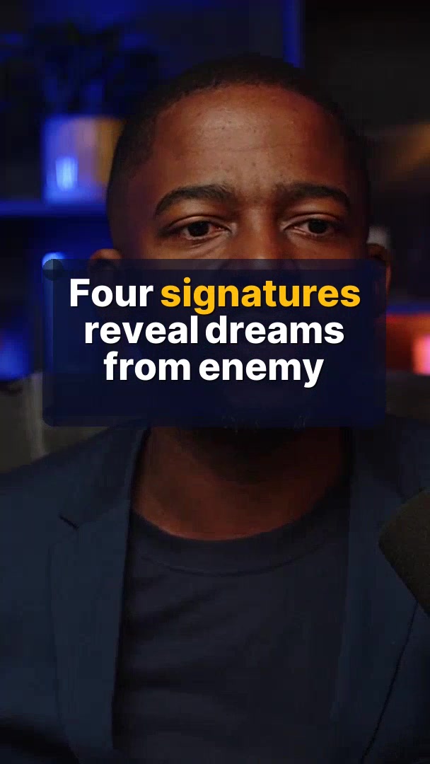 Signs of an enemy dream
