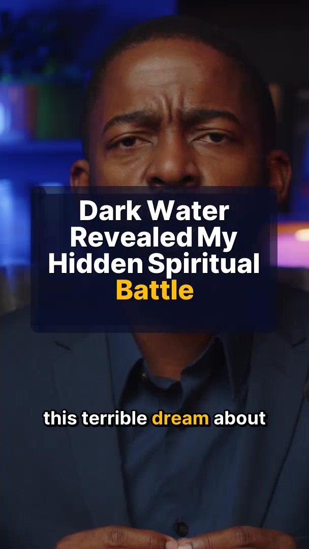 Dark water in a dream