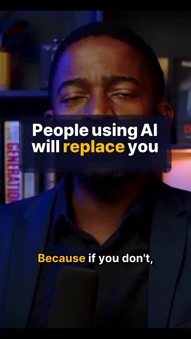 People using AI will replace you