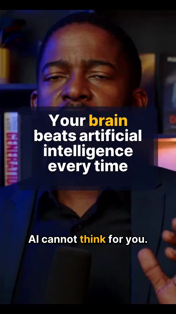 Your brain beats artificial intelligence every time