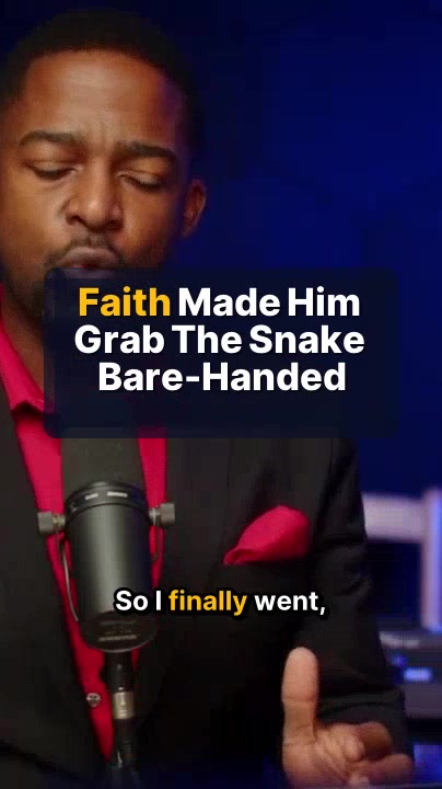 He grabbed it bare handed