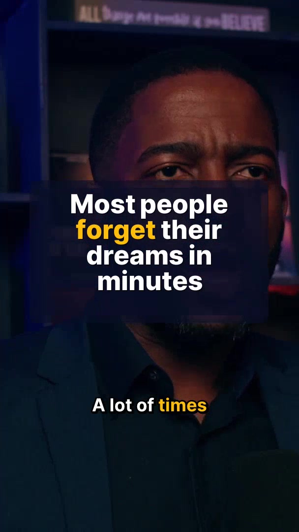 Record it while it's fresh